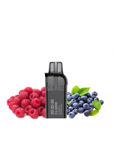 Crystal - Cartouches CL6000 Blueberry Raspberries 2ml + 10ml