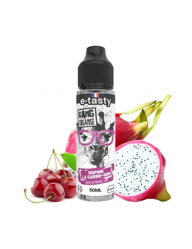 Gang Organisé, 50ml, e-liquide, e.tasty, vape, nicotine, france, fruité, cerise, dragon, Sophie la Casse Cou