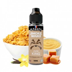 Smoke War, 50ml, e-liquide, e.tasty, vape, nicotine, gourmand, caramel, céréale, crème, vanille, caramel, Chew King