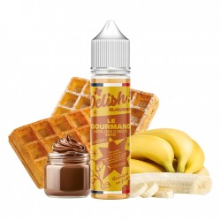 Liquideo, Delish, 50ml, e-liquide, vape, nicotine, e-cigarette, gourmand, dessert, gaufre, banane, nutella