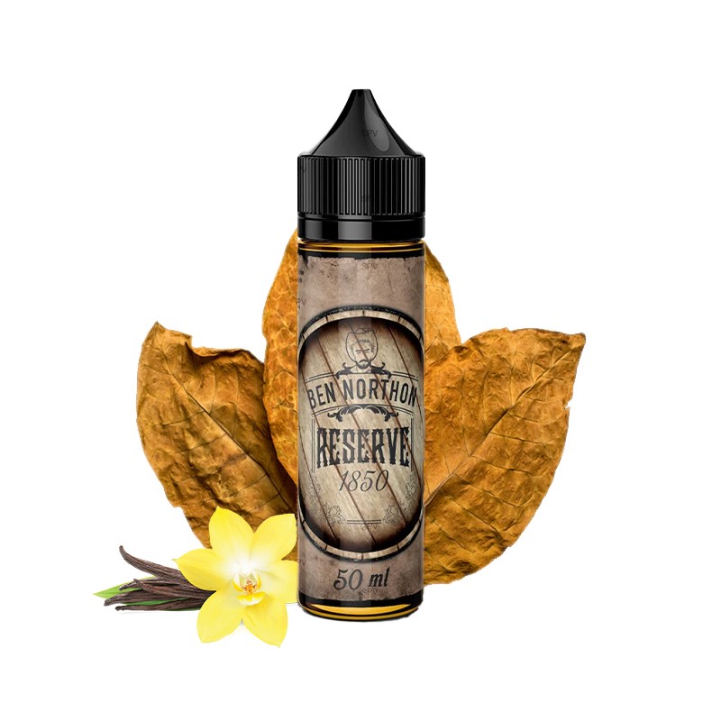 Ben Northon, 50ml, e-liquide, tabac, tobacco, vape, ecig, quit smoking, vanille, Reserve 1850