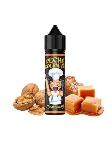O'Jlab, Péché Gourmand, 50ml, dessert, gourmand, e-liquide, e-juice, vape, ecig, vapoteur, noix, Fou de Caramel
