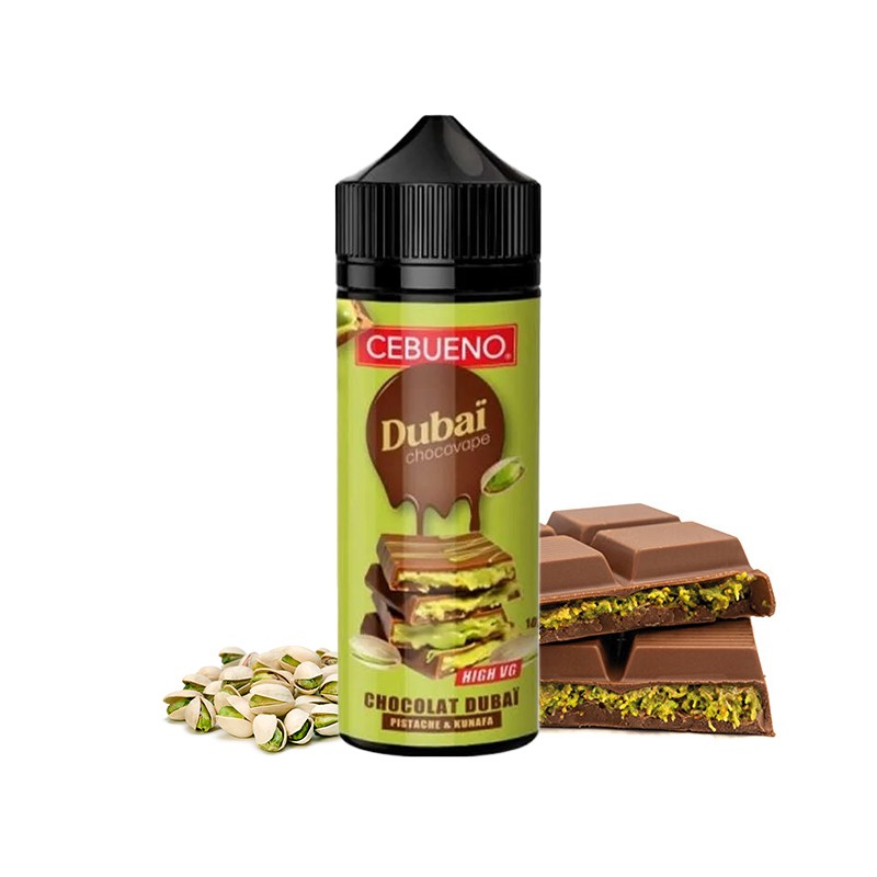 Cebueno, 100ml, e-liquide, vape, gourmande, france, CDS Lab, chocolat, pistache, Dubai, chocovape