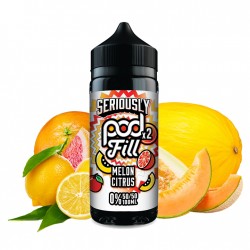 Seriously Pod Fill, Melon Citrus, 100ml, e-liquide, vape, fruité, e-cigarette, Doozy