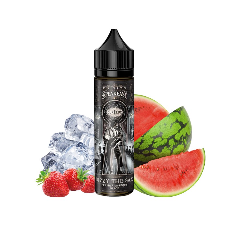 Curieux, Speakeasy, 50ml, e-liquide, vape, e-cigarette, made in France, vapoter, fruité, frais, Dizzy The Sax