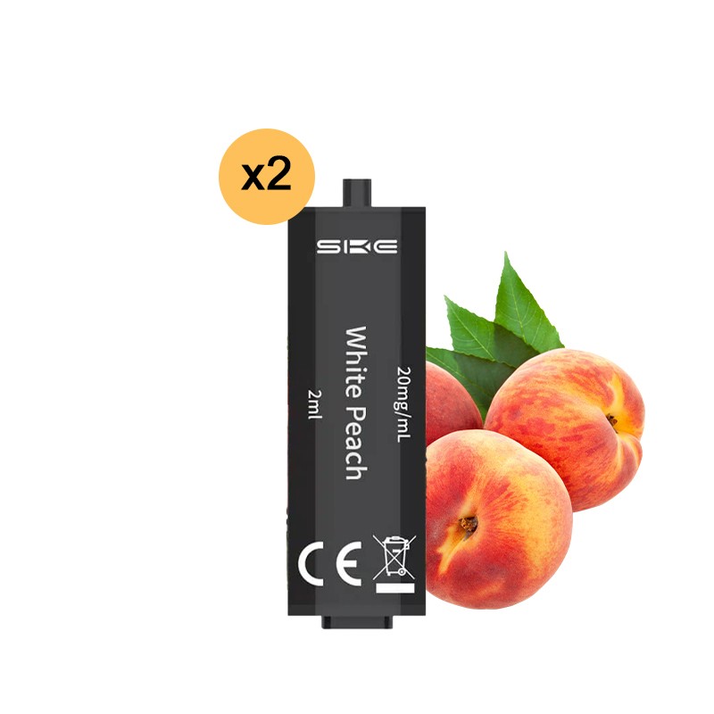 Crystal 4in1/2in1 - Cartouches White Peach x2