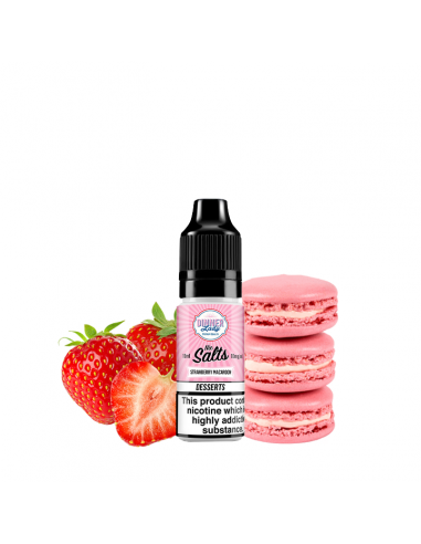 Dinner Lady, Sels de Nicotine, 10ml, e-liquide, vape, e-cigarette, dessert, Strawberry, Macaroon