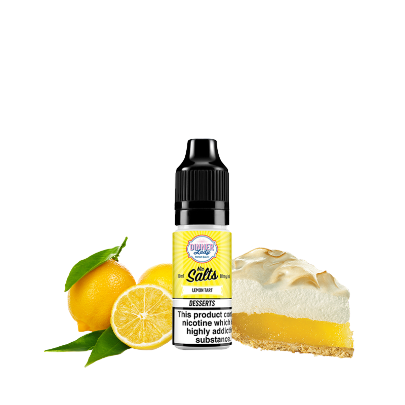 Dinner Lady, Sels de Nicotine, 10ml, e-liquide, vape, e-cigarette, dessert, Lemon Tart