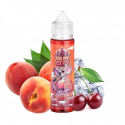 Juice de Mai, Vape City, Pêche Blanche, Cerise, 50ml, e-liquide, e-cigarette, nicotine, fruité, frais