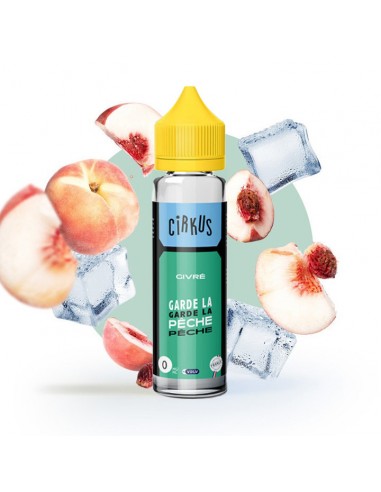 VDLV, V'ICE, Cirkus, Garde la pêche, e-liquide, vape, 50ml VDLV, V'ICE, Cirkus, Garde la pêche, e-liquide, vape, 50ml