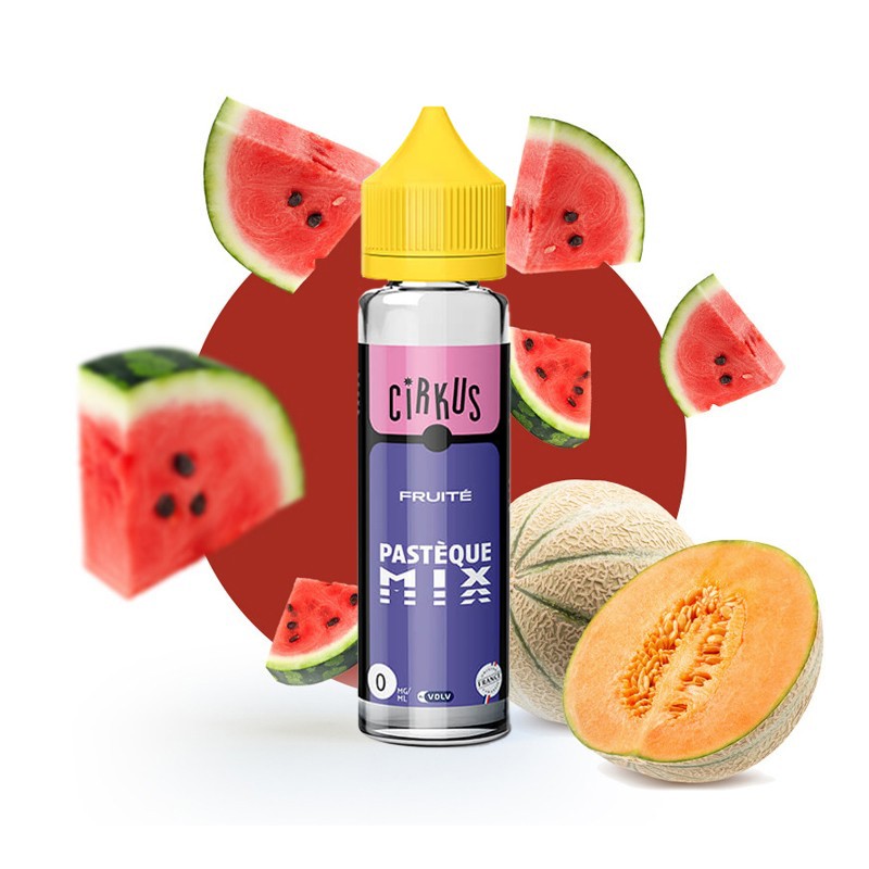 VDLV, Cirkus, e-liquide, vape, Pastèque Mix, 50ml VDLV, Cirkus, e-liquide, vape, Pastèque Mix, 50ml