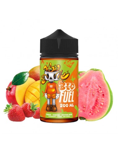 Big Fuel, Fighter fuel, Maison fuel, 200ml, e-liquide, vape, fruité, Goyave, Fraise, Mangue