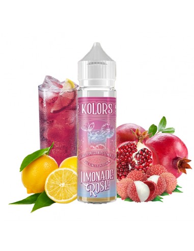Kolors, e-liquide, vape, boisson, Limonade, Rose, nicotine, 50ml, lychee Kolors, e-liquide, vape, boisson, Limonade, Rose, nicotine, 50ml, lychee