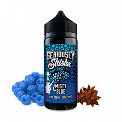 Doozy, Seriously, Shisha, Misty Blue, 100ml, vape, e-liquide, ejuice, framboises bleues, anis, ecig