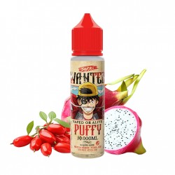 Swoke, Wanted, e-liquide, e-juice, fruité, vape, nicotine, One Piece, 50ml, Puffy, goji, dragon, pitaya
