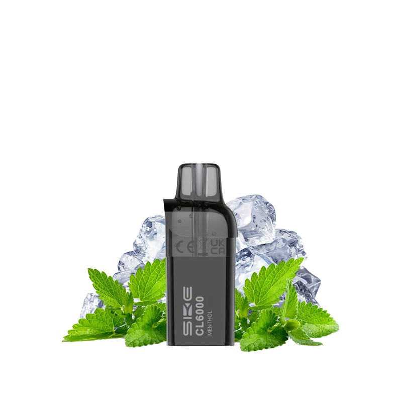 Crystal - Cartouches CL6000 Menthol 2ml + 10ml