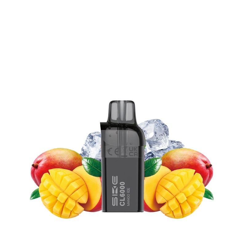 Crystal - Cartouches CL6000 Mango Ice 2ml + 10ml