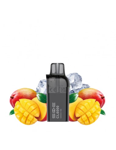 Crystal - Cartouches CL6000 Mango Ice 2ml + 10ml