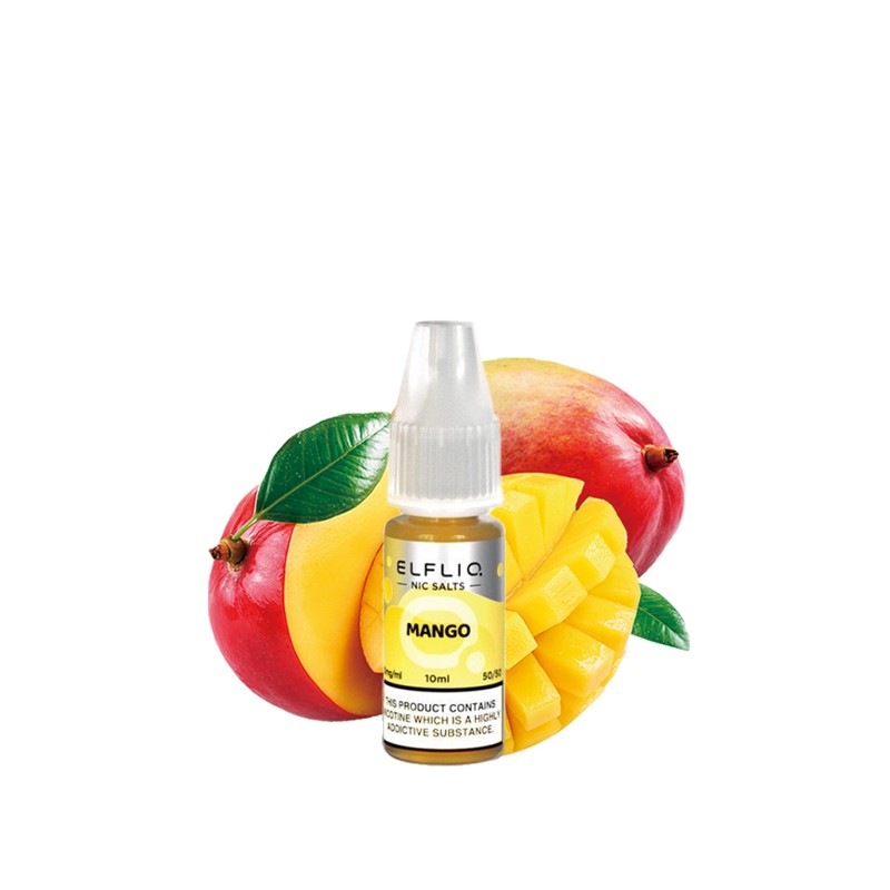 elfbar, elfliq, vape, nikotinsalz, sels de nicotine, salt, liquid, likuid, e-cig, pod, puff, mango