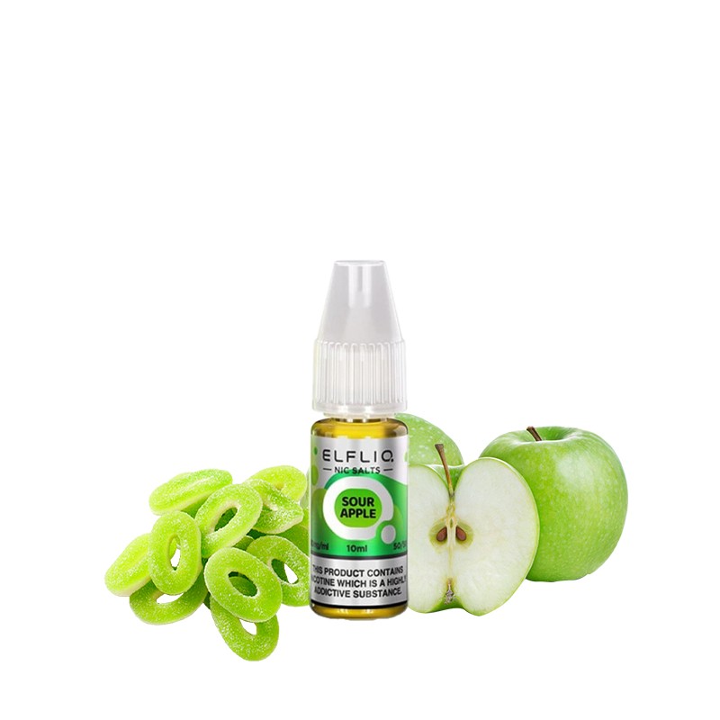 Elfliq by Elfbar - Sour Apple Nic Salts 10ml