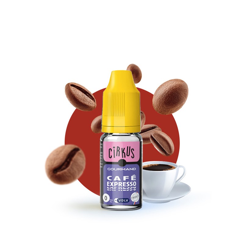 VDLV "Cirkus Authentic" - Kaffee Espresso 10ml - e-Liquids e-zigare...