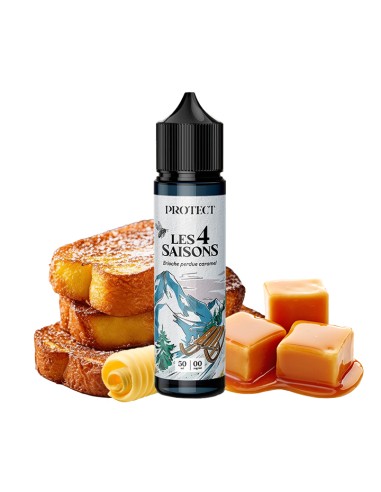 Juice de Février, Les 4 Saisons by Protect, Hiver, Brioche Perdue, 50ml, e-liquide, e-juice, gourmand, caramel, vape, e-cig
