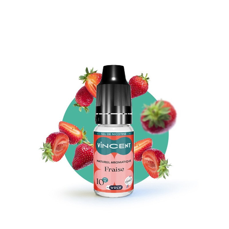 fraise, sels de nicotine, salt, vdlv, vincent, vape, e-cig, Suisse, 10ml, fruité