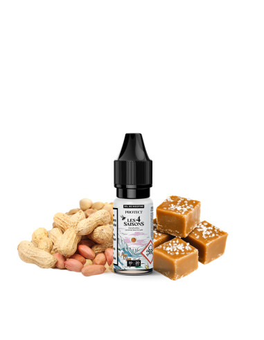 Les 4 Saisons, Protect, Hiver, 10ml, sels, nicotine, vape, e-liquide, e-cig, gourmand, cacahuètes caramel beurre salé