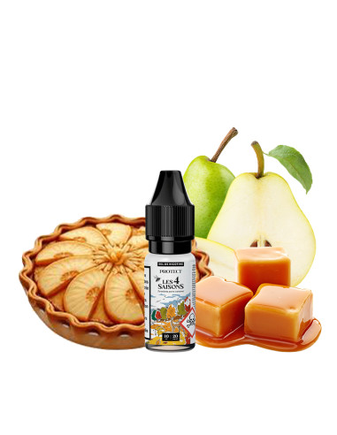 Les 4 Saisons, Protect, Automne, 10ml, sels, nicotine, vape, e-liquide, e-cig, gourmand, tartelette poire caramel