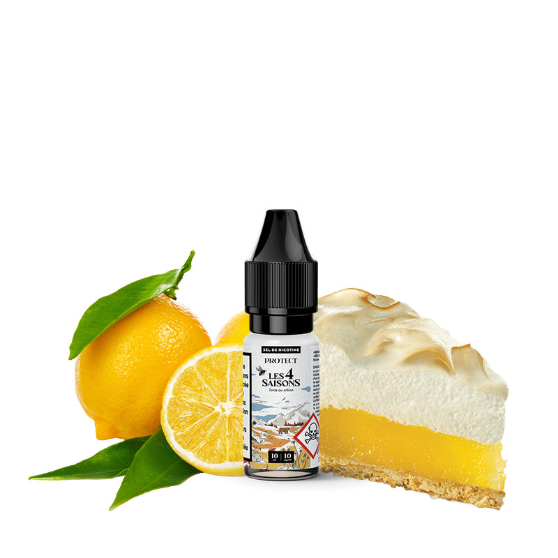 Les 4 Saisons, Protect, Automne, 10ml, sels, nicotine, vape, e-liquide, e-cig, gourmand, tarte citron
