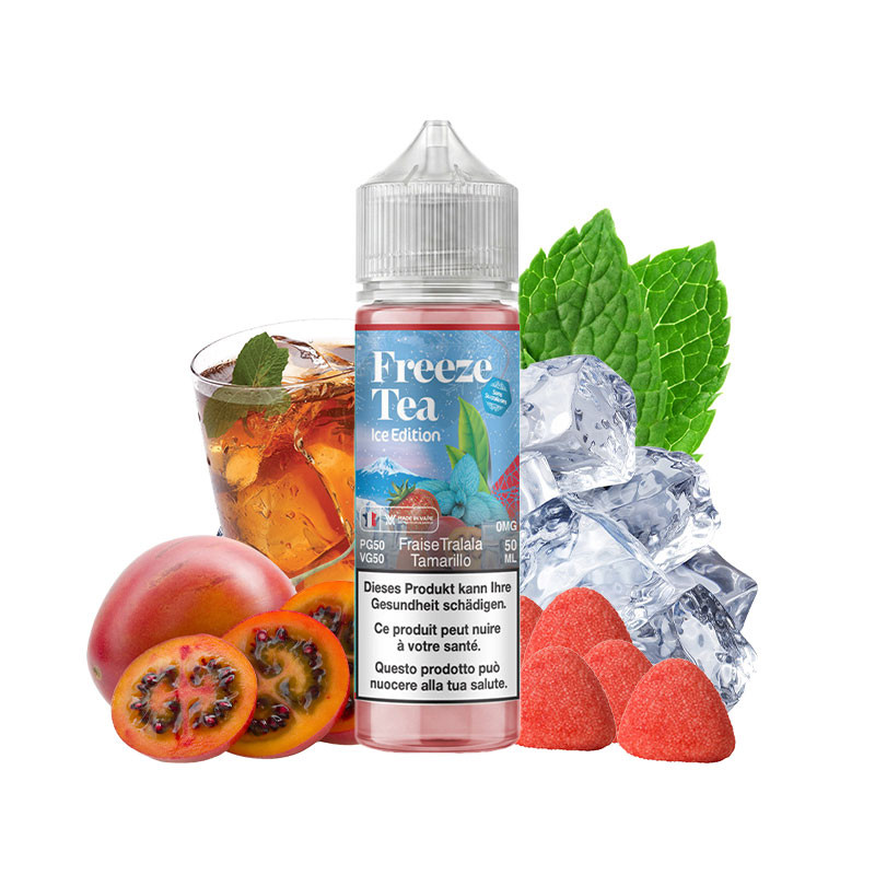 Freeze Tea - Fraise Tralala Tamarillo Menthe givrée 50ml