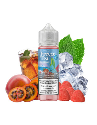 Freeze Tea - Fraise Tralala Tamarillo Menthe givrée 50ml