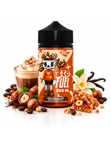 Maison fuel, big fuel, coeur fondant, café, noisette, vape, puff
