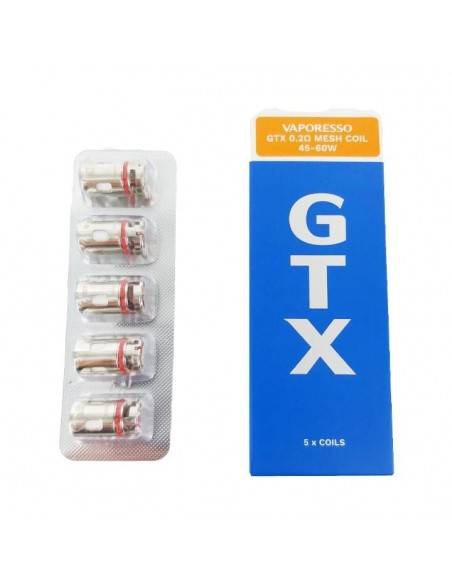 Vaporesso - Coil GTX pour Target PM 80 x5 Vaporesso - Coil GTX pour Target PM 80 x5