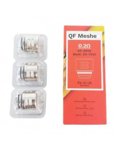 Vaporesso - Résistance QF Mesh x3 Vaporesso - Résistance QF Mesh x3
