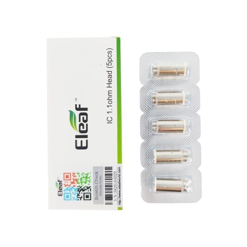 Eleaf - Résistances IC x 5 1.1ohm Eleaf - Résistances IC x 5 1.1ohm