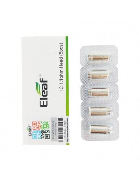 Eleaf - Résistances IC x 5 1.1ohm Eleaf - Résistances IC x 5 1.1ohm
