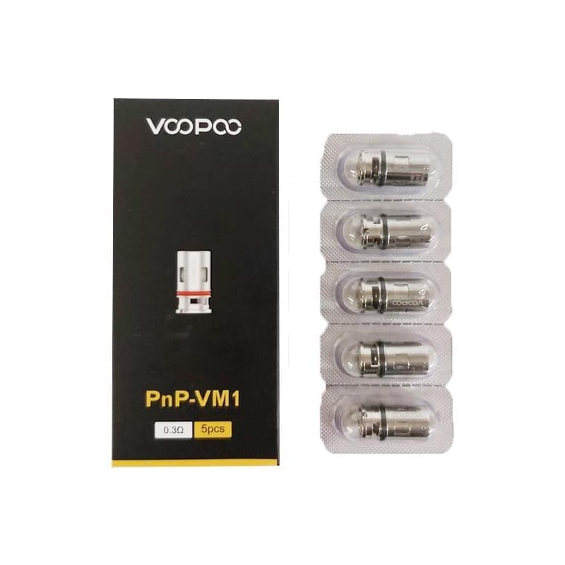 Voopoo - Pack de résistances Drag X x5 Voopoo - Pack de résistances Drag X x5