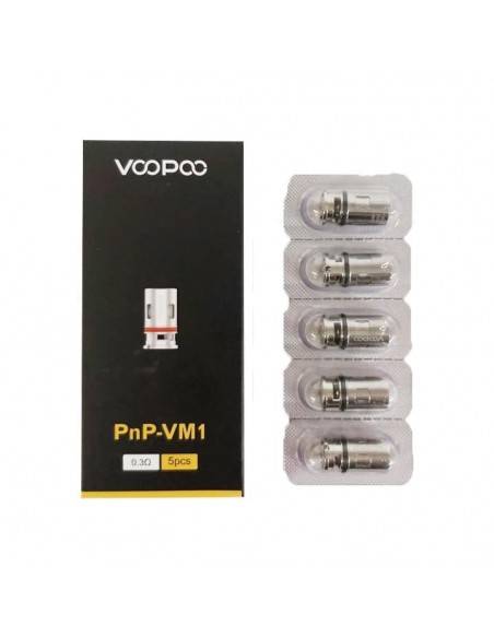 Voopoo - Pack de résistances Drag X x5 Voopoo - Pack de résistances Drag X x5