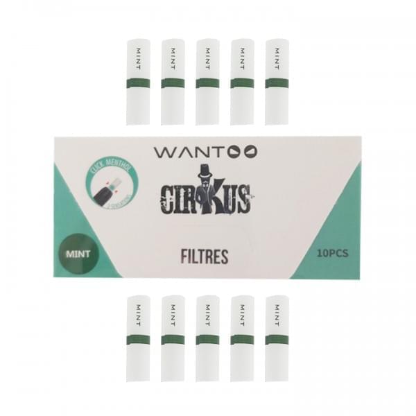 VDLV - Filtres Wantoo Mentholés x 10