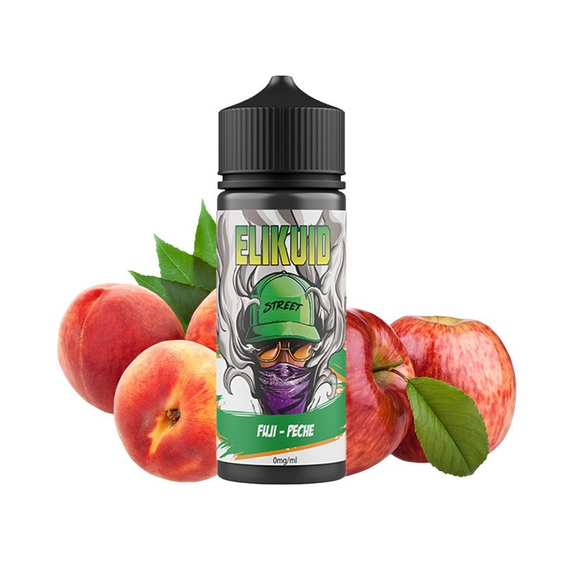 Elikuid O'jlab e-liquid e-juice fuji pêche peach pomme apple