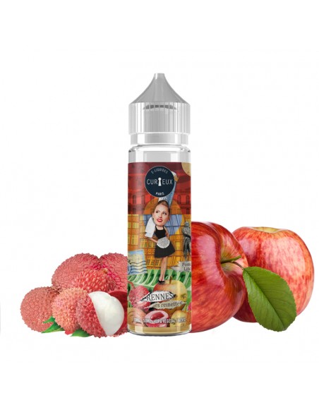 Curieux E-liquide E-juice France Vape Vapoter Pomme Litchi Apple