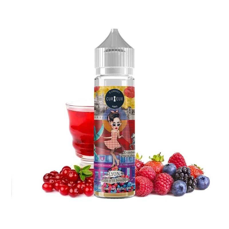 Curieux E-liquide E-juice France Vape Vapoter Cranberry Red Fruits