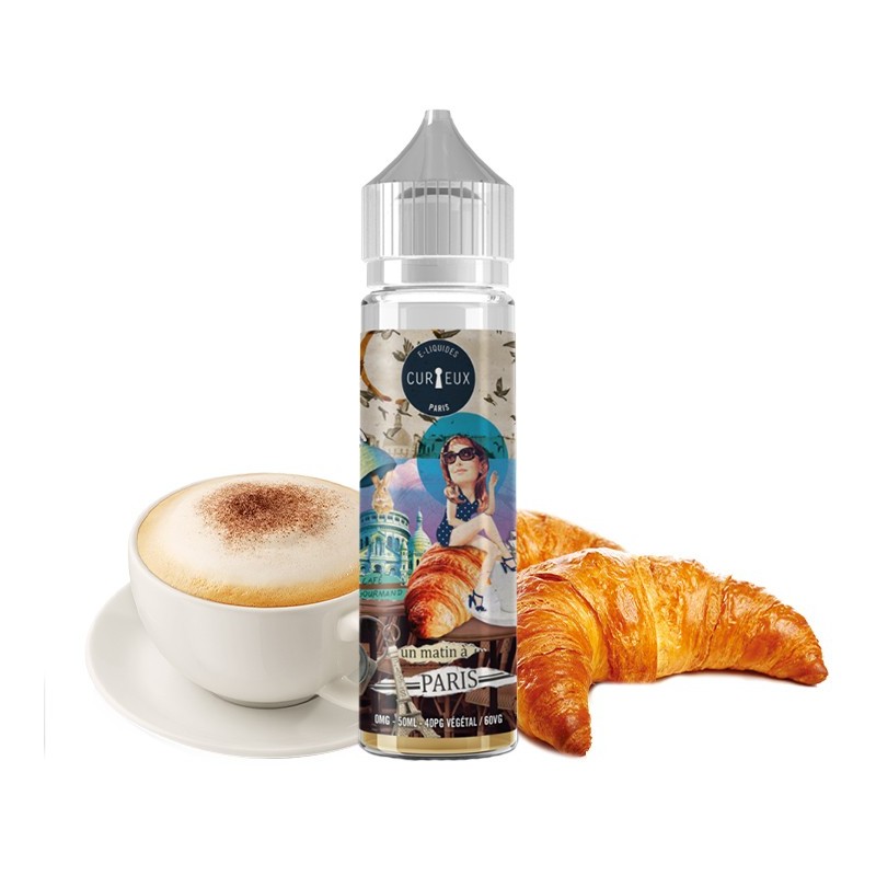 Curieux E-liquide E-juice France Vape Vapoter Café Coffee Croissant