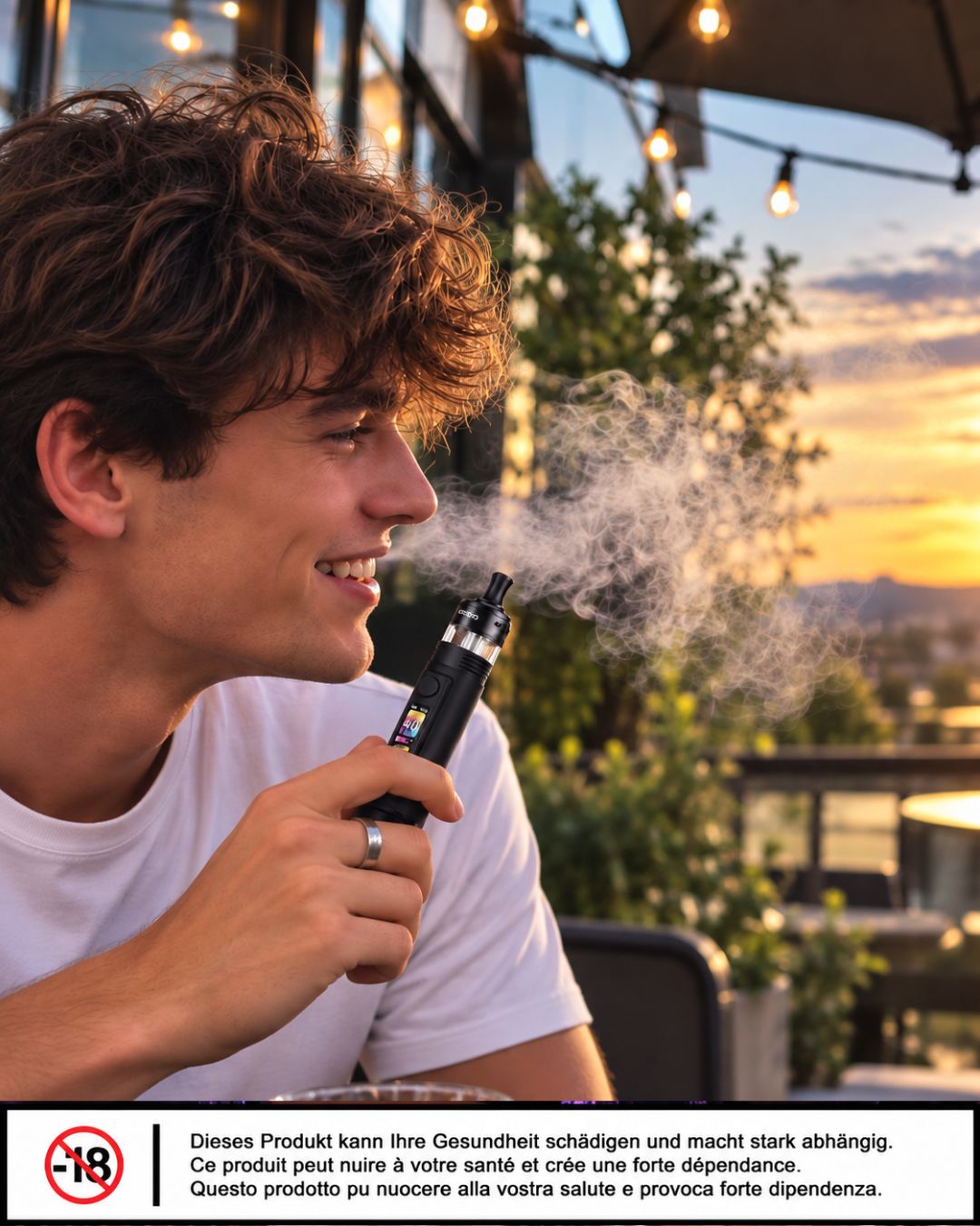 Julien, client de Sweetch qui essaie le Kit Drag H40 