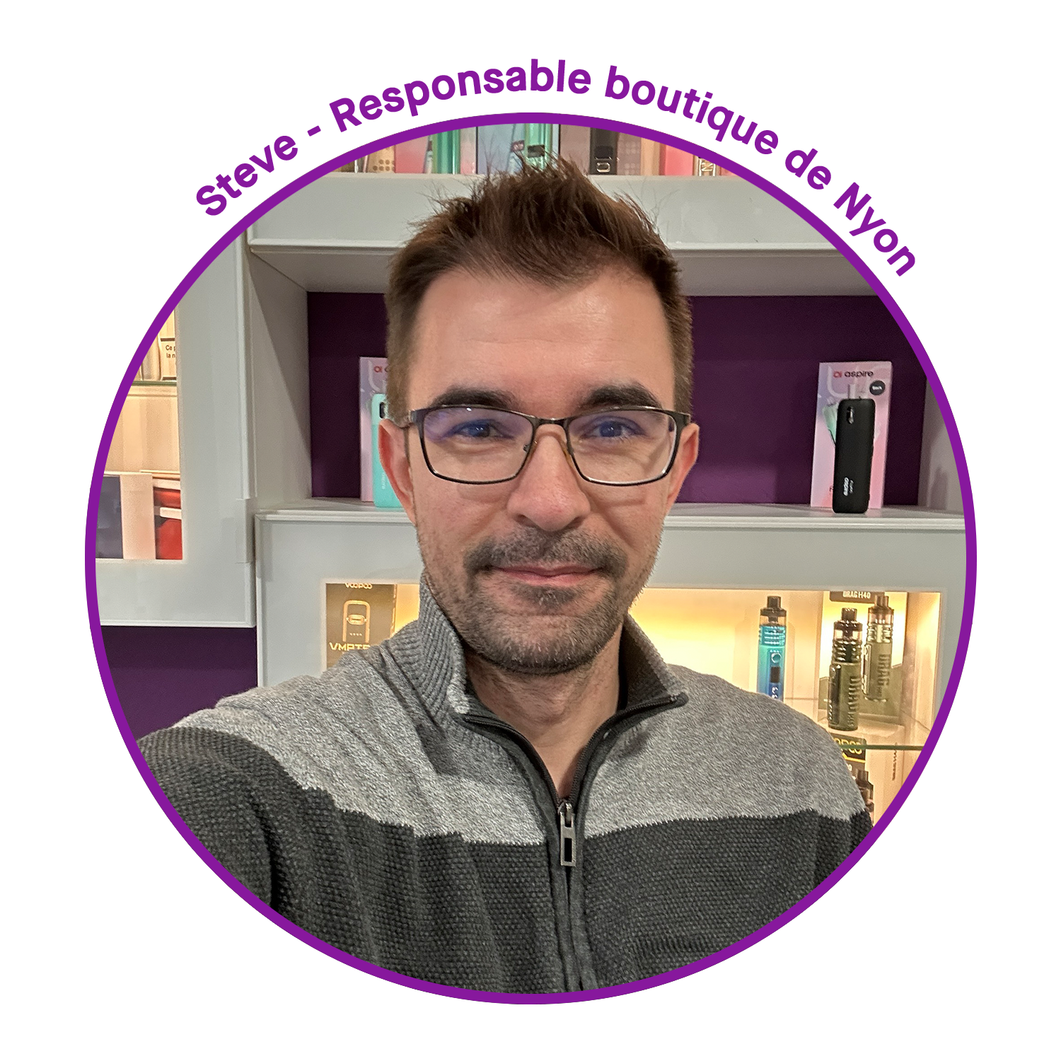 Steve - Responsable boutique de Nyon