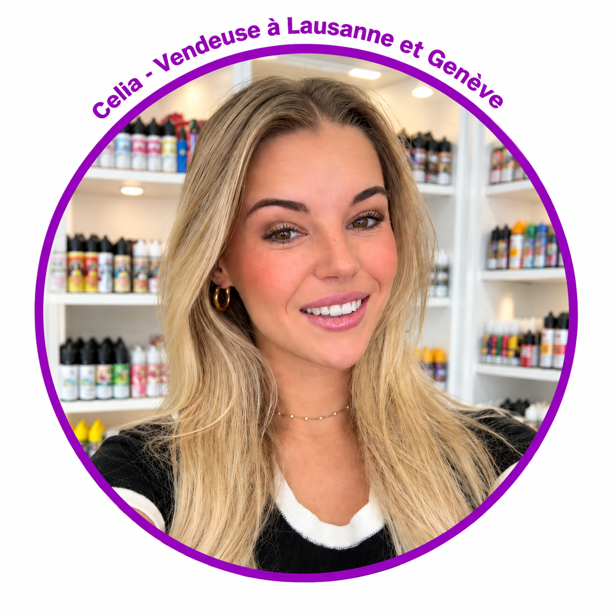 Célia - Vendeuse à Lausanne et Genève