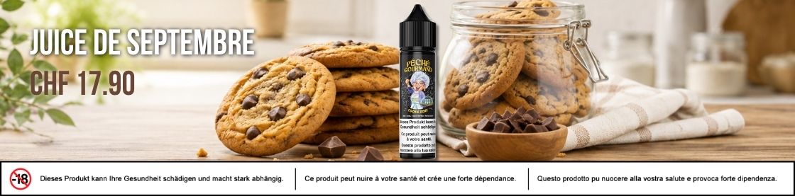 Sweetch Juice de Septembre Cookie Dor&eacute; P&eacute;ch&eacute; Gourmand